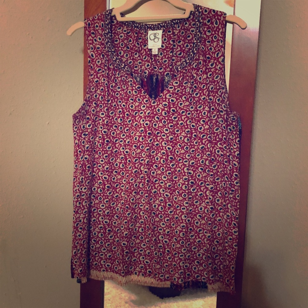 Super Cute Sleeveless Anthropologie Top